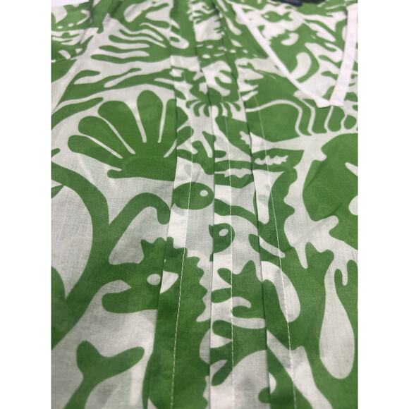 Vineyard Vines Women Long Sleeve Top M Blouse Tunic Lightweight Resortwear Beach - Picture 9 of 10